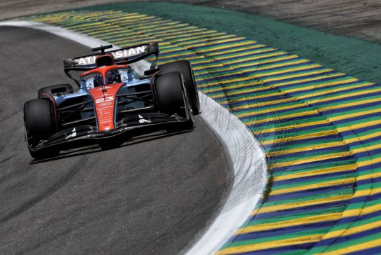 Alexander Albon (THA) Atlassian Williams Racing FW47.
07.11.2025. Formula 1 World Championship, Rd 21, Brazilian Grand Prix, Sao Paulo, Brazil, Sprint Qualifying Day.
- www.xpbimages.com, EMail: requests@xpbimages.com © Copyright: Charniaux / XPB Images