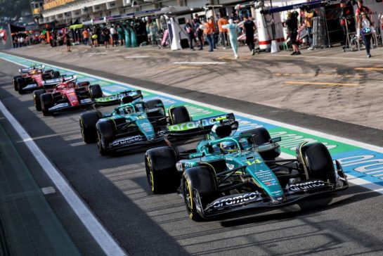 Fernando Alonso (ESP) Aston Martin F1 Team AMR25.
07.11.2025. Formula 1 World Championship, Rd 21, Brazilian Grand Prix, Sao Paulo, Brazil, Sprint Qualifying Day.
- www.xpbimages.com, EMail: requests@xpbimages.com © Copyright: Batchelor / XPB Images