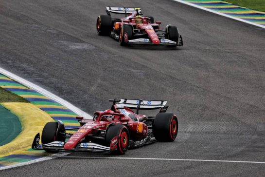 Charles Leclerc (MON) Ferrari SF-25.
08.11.2025. Formula 1 World Championship, Rd 21, Brazilian Grand Prix, Sao Paulo, Brazil, Sprint and Qualifying Day.
- www.xpbimages.com, EMail: requests@xpbimages.com © Copyright: Batchelor / XPB Images