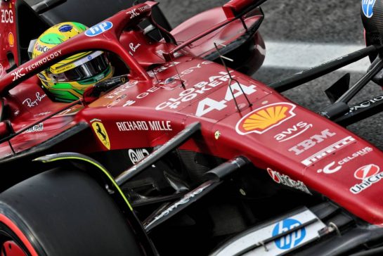 Lewis Hamilton (GBR) Ferrari SF-25.
08.11.2025. Formula 1 World Championship, Rd 21, Brazilian Grand Prix, Sao Paulo, Brazil, Sprint and Qualifying Day.
- www.xpbimages.com, EMail: requests@xpbimages.com © Copyright: Batchelor / XPB Images