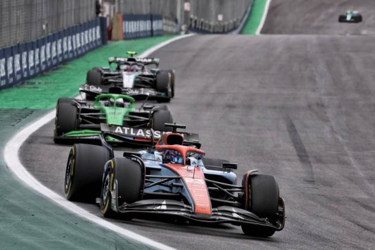 Alexander Albon (THA) Atlassian Williams Racing FW47.
09.11.2025. Formula 1 World Championship, Rd 21, Brazilian Grand Prix, Sao Paulo, Brazil, Race Day.
- www.xpbimages.com, EMail: requests@xpbimages.com © Copyright: Charniaux / XPB Images