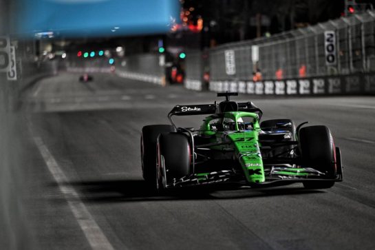 Nico Hulkenberg (GER) Sauber C45.
20.11.2025. Formula 1 World Championship, Rd 22, Las Vegas Grand Prix, Las Vegas, Nevada, USA, Practice Day
- www.xpbimages.com, EMail: requests@xpbimages.com © Copyright: Price / XPB Images