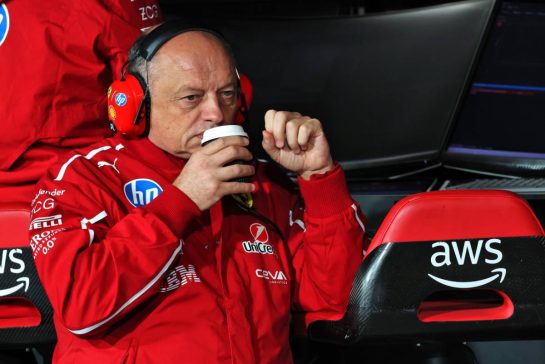 Frederic Vasseur (FRA) Ferrari Team Principal.
20.11.2025. Formula 1 World Championship, Rd 22, Las Vegas Grand Prix, Las Vegas, Nevada, USA, Practice Day
- www.xpbimages.com, EMail: requests@xpbimages.com © Copyright: Batchelor / XPB Images