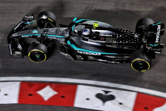 Andrea Kimi Antonelli (ITA) Mercedes AMG F1 W16.
20.11.2025. Formula 1 World Championship, Rd 22, Las Vegas Grand Prix, Las Vegas, Nevada, USA, Practice Day
- www.xpbimages.com, EMail: requests@xpbimages.com © Copyright: Bearne / XPB Images