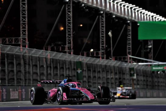 Pierre Gasly (FRA) Alpine F1 Team A525.
22.11.2025. Formula 1 World Championship, Rd 22, Las Vegas Grand Prix, Las Vegas, Nevada, USA, Race Day.
- www.xpbimages.com, EMail: requests@xpbimages.com © Copyright: Batchelor / XPB Images