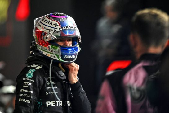 George Russell (GBR) Mercedes AMG F1 in parc ferme.
22.11.2025. Formula 1 World Championship, Rd 22, Las Vegas Grand Prix, Las Vegas, Nevada, USA, Race Day.
- www.xpbimages.com, EMail: requests@xpbimages.com © Copyright: Price / XPB Images