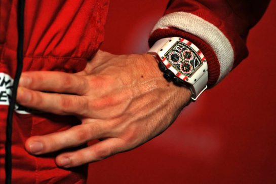 Charles Leclerc (MON) Ferrari - watch.
28.11.2025 Formula 1 World Championship, Rd 23, Qatar Grand Prix, Doha, Qatar, Sprint Qualifying Day.
- www.xpbimages.com, EMail: requests@xpbimages.com © Copyright: Moy / XPB Images