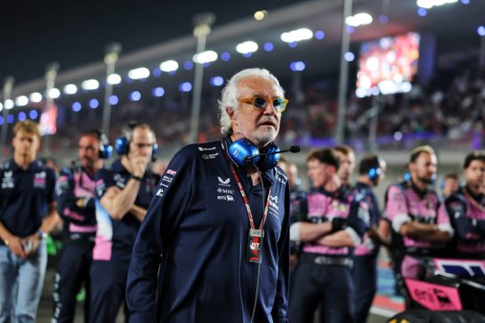 Flavio Briatore (ITA) Alpine F1 Team Executive Advisor on the grid.
30.11.2025. Formula 1 World Championship, Rd 23, Qatar Grand Prix, Doha, Qatar, Race Day.
- www.xpbimages.com, EMail: requests@xpbimages.com © Copyright: Moy / XPB Images