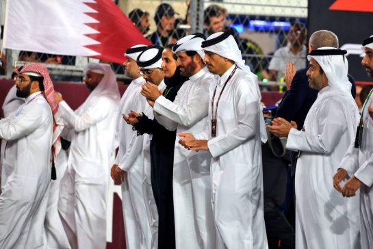 Mohammed Bin Sulayem (UAE) FIA President on the grid.
30.11.2025. Formula 1 World Championship, Rd 23, Qatar Grand Prix, Doha, Qatar, Race Day.
- www.xpbimages.com, EMail: requests@xpbimages.com © Copyright: Moy / XPB Images