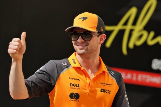 Pato O'Ward (MEX) McLaren Reserve Driver.
04.12.2025. Formula 1 World Championship, Rd 24, Abu Dhabi Grand Prix, Yas Marina Circuit, Abu Dhabi, Preparation Day.
- www.xpbimages.com, EMail: requests@xpbimages.com © Copyright: Moy / XPB Images