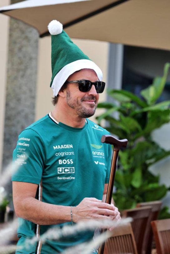 Fernando Alonso (ESP) Aston Martin F1 Team.
04.12.2025. Formula 1 World Championship, Rd 24, Abu Dhabi Grand Prix, Yas Marina Circuit, Abu Dhabi, Preparation Day.
- www.xpbimages.com, EMail: requests@xpbimages.com © Copyright: Moy / XPB Images