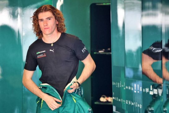 Cian Shields (GBR) Aston Martin F1 Team Test Driver.
04.12.2025. Formula 1 World Championship, Rd 24, Abu Dhabi Grand Prix, Yas Marina Circuit, Abu Dhabi, Preparation Day.
- www.xpbimages.com, EMail: requests@xpbimages.com © Copyright: Batchelor / XPB Images