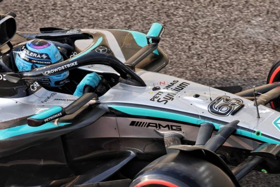 George Russell (GBR) Mercedes AMG F1 W16.
06.12.2025. Formula 1 World Championship, Rd 24, Abu Dhabi Grand Prix, Yas Marina Circuit, Abu Dhabi, Qualifying Day.
- www.xpbimages.com, EMail: requests@xpbimages.com © Copyright: Bearne / XPB Images