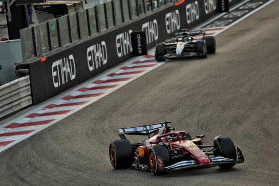 Charles Leclerc (MON) Ferrari SF-25.
07.12.2025. Formula 1 World Championship, Rd 24, Abu Dhabi Grand Prix, Yas Marina Circuit, Abu Dhabi, Race Day.
- www.xpbimages.com, EMail: requests@xpbimages.com © Copyright: Batchelor / XPB Images