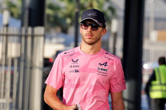 Pierre Gasly (FRA) Alpine F1 Team.
09.12.2025. Formula 1 Testing, Yas Marina Circuit, Abu Dhabi, Tuesday.
- www.xpbimages.com, EMail: requests@xpbimages.com © Copyright: Moy / XPB Images