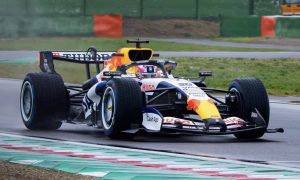 Racings Bull up and running at Imola with 2026 contender
