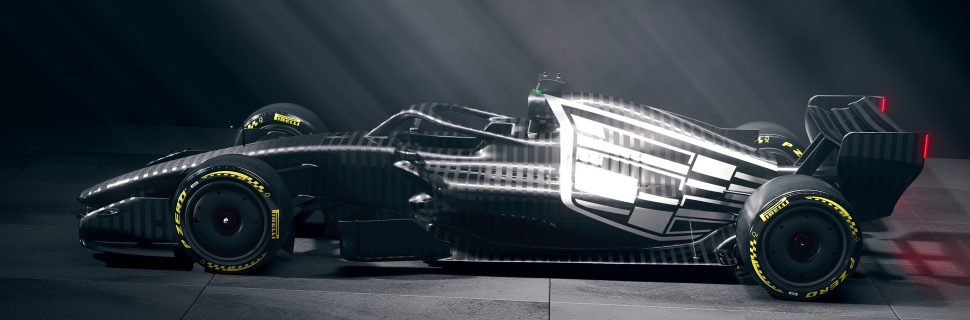 Cadillac pulls the covers off bold monochrome look for F1 testing
