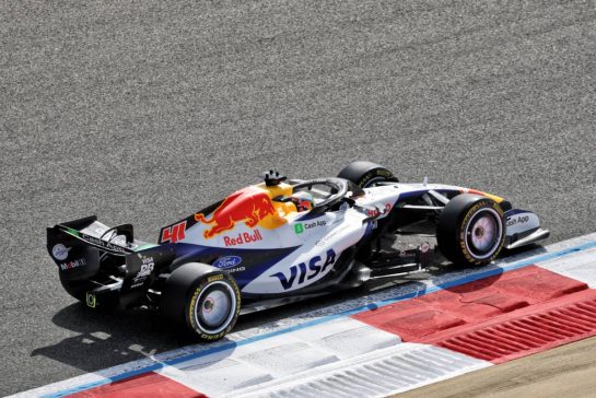 Arvid Lindblad (GBR) Racing Bulls Formula One Team VCARB 03.
11.02.2026. Formula 1 Testing, Bahrain Test One, Sakhir, Bahrain, Day One.
- www.xpbimages.com, EMail: requests@xpbimages.com © Copyright: Moy / XPB Images