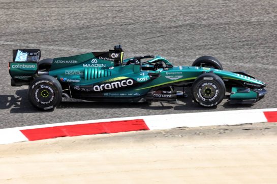 Lance Stroll (CDN) Aston Martin F1 Team AMR26.
11.02.2026. Formula 1 Testing, Bahrain Test One, Sakhir, Bahrain, Day One.
- www.xpbimages.com, EMail: requests@xpbimages.com © Copyright: Bearne / XPB Images