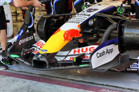 Racing Bulls Formula One Team VCARB 03 front wing.
12.02.2026. Formula 1 Testing, Bahrain Test One, Sakhir, Bahrain, Day Two.
- www.xpbimages.com, EMail: requests@xpbimages.com © Copyright: Batchelor / XPB Images