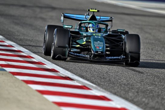 Fernando Alonso (ESP) Aston Martin F1 Team AMR26.
12.02.2026. Formula 1 Testing, Bahrain Test One, Sakhir, Bahrain, Day Two.
- www.xpbimages.com, EMail: requests@xpbimages.com © Copyright: Price	/ XPB Images