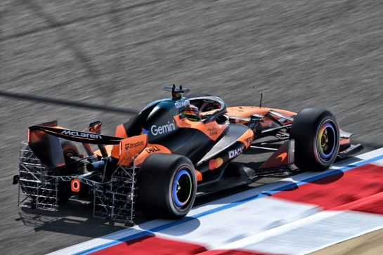Oscar Piastri (AUS) McLaren F1 Team MCL40.
13.02.2026. Formula 1 Testing, Bahrain Test One, Sakhir, Bahrain, Day Three.
- www.xpbimages.com, EMail: requests@xpbimages.com © Copyright: Price	/ XPB Images