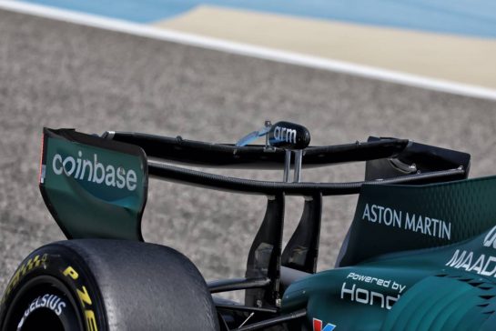 Lance Stroll (CDN) Aston Martin F1 Team AMR26 - rear wing.
13.02.2026. Formula 1 Testing, Bahrain Test One, Sakhir, Bahrain, Day Three.
- www.xpbimages.com, EMail: requests@xpbimages.com © Copyright: Moy / XPB Images