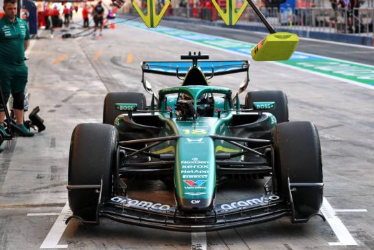 Lance Stroll (CDN) Aston Martin F1 Team AMR26.
13.02.2026. Formula 1 Testing, Bahrain Test One, Sakhir, Bahrain, Day Three.
- www.xpbimages.com, EMail: requests@xpbimages.com © Copyright: Batchelor / XPB Images