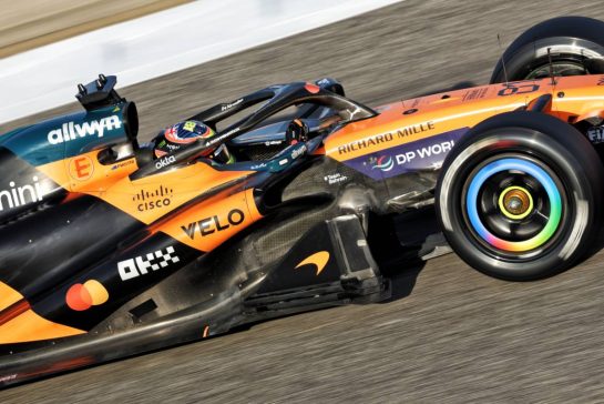 Oscar Piastri (AUS) McLaren F1 Team MCL40.
18.02.2026. Formula 1 Testing, Bahrain Test Two, Sakhir, Bahrain, Day One.
- www.xpbimages.com, EMail: requests@xpbimages.com © Copyright: Bearne / XPB Images