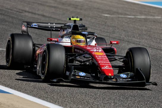 Lewis Hamilton (GBR) Scuderia Ferrari SF-26.
19.02.2026. Formula 1 Testing, Bahrain Test Two, Sakhir, Bahrain, Day Two.
- www.xpbimages.com, EMail: requests@xpbimages.com © Copyright: Moy / XPB Images