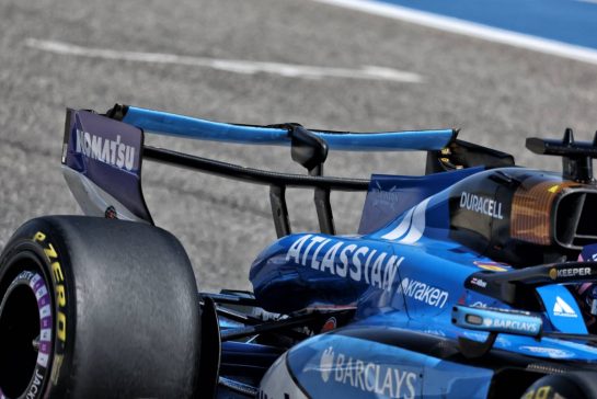Williams F1 Team FW48 - rear wing.
19.02.2026. Formula 1 Testing, Bahrain Test Two, Sakhir, Bahrain, Day Two.
- www.xpbimages.com, EMail: requests@xpbimages.com © Copyright: Moy / XPB Images