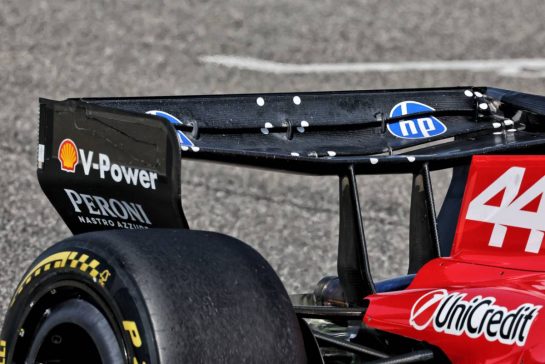Lewis Hamilton (GBR) Scuderia Ferrari SF-26 - rear wing.
19.02.2026. Formula 1 Testing, Bahrain Test Two, Sakhir, Bahrain, Day Two.
- www.xpbimages.com, EMail: requests@xpbimages.com © Copyright: Moy / XPB Images