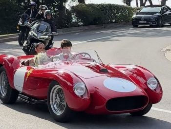 A victory lap into married life for Mr. and Mrs. Leclerc