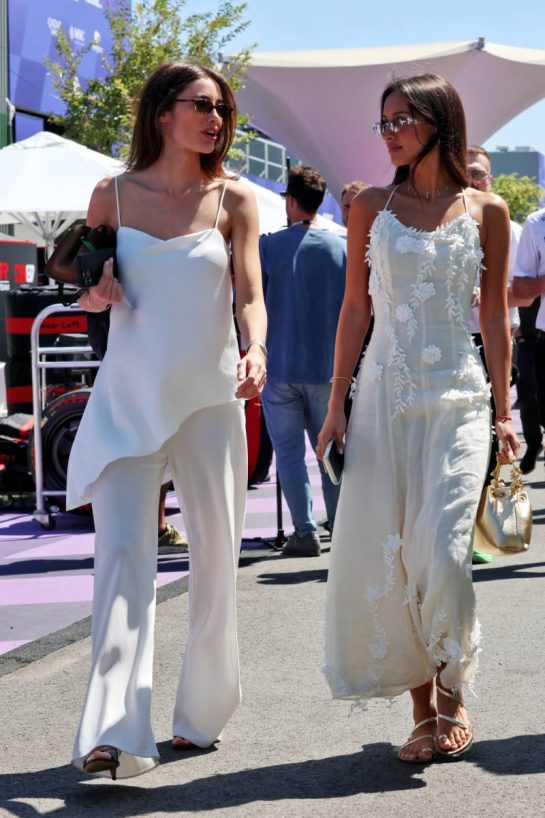 (L to R): Rebecca Donaldson (GBR) with Alexandra Leclerc (ITA).
06.03.2026. Formula 1 World Championship, Rd 1, Australian Grand Prix, Albert Park, Melbourne, Australia, Practice Day.
- www.xpbimages.com, EMail: requests@xpbimages.com © Copyright: Batchelor / XPB Images