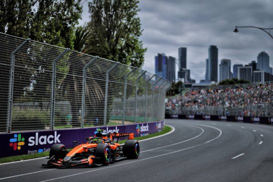 Lando Norris (GBR) McLaren F1 Team MCL40.
07.03.2026. Formula 1 World Championship, Rd 1, Australian Grand Prix, Albert Park, Melbourne, Australia, Qualifying Day.
- www.xpbimages.com, EMail: requests@xpbimages.com © Copyright: Bearne / XPB Images
