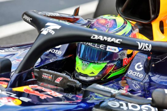 Third placed Isack Hadjar (FRA) Red Bull Racing RB22 in qualifying parc ferme.
07.03.2026. Formula 1 World Championship, Rd 1, Australian Grand Prix, Albert Park, Melbourne, Australia, Qualifying Day.
- www.xpbimages.com, EMail: requests@xpbimages.com © Copyright: Batchelor / XPB Images