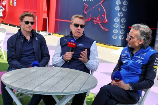 (L to R): William Clay 'Will' Ford III (USA) Ford Performance General Manager with William Clay 'Bill' Ford Jr. (USA) Ford Motor Co. Executive Chairman; and Laurent Mekies (FRA) Red Bull Racing Team Principal and CEO.
07.03.2026. Formula 1 World Championship, Rd 1, Australian Grand Prix, Albert Park, Melbourne, Australia, Qualifying Day.
- www.xpbimages.com, EMail: requests@xpbimages.com © Copyright: Moy / XPB Images