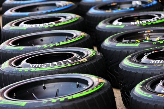 Pirelli tryes.
12.03.2026. Formula 1 World Championship, Rd 2, Chinese Grand Prix, Shanghai, China, Preparation Day.
- www.xpbimages.com, EMail: requests@xpbimages.com © Copyright: Moy / XPB Images