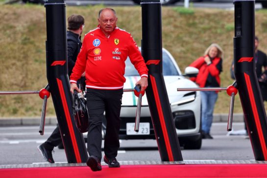 Frederic Vasseur (FRA) Scuderia Ferrari Team Principal.
26.03.2026. Formula 1 World Championship, Rd 3, Japanese Grand Prix, Suzuka, Japan, Preparation Day.
- www.xpbimages.com, EMail: requests@xpbimages.com © Copyright: Rew / XPB Images