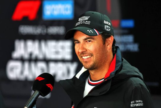 Sergio Perez (MEX) Cadillac Formula 1 Team.
26.03.2026. Formula 1 World Championship, Rd 3, Japanese Grand Prix, Suzuka, Japan, Preparation Day.
- www.xpbimages.com, EMail: requests@xpbimages.com © Copyright: Bearne / XPB Images