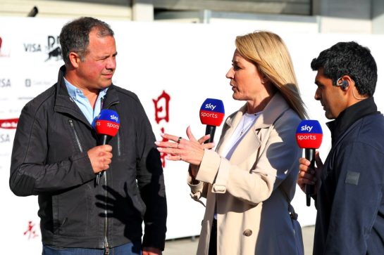 (L to R): Ted Kravitz (GBR) Sky Sports Pitlane Reporter with Rachel Brookes (GBR) Sky Sports F1 Reporter and Karun Chandhok (IND) Sky Sports F1 Presenter.
26.03.2026. Formula 1 World Championship, Rd 3, Japanese Grand Prix, Suzuka, Japan, Preparation Day.
- www.xpbimages.com, EMail: requests@xpbimages.com © Copyright: Bearne / XPB Images