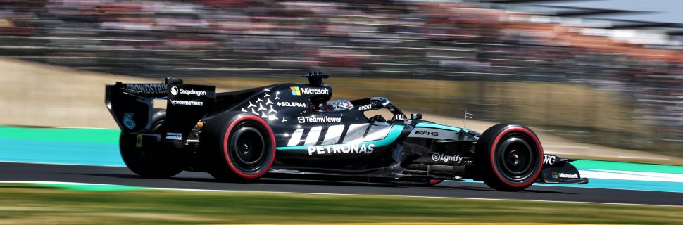 Japanese GP: Russell leads Mercedes 1-2 in Suzuka first practice