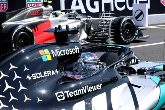 George Russell (GBR) Mercedes AMG Formula One Team W17.
27.03.2026. Formula 1 World Championship, Rd 3, Japanese Grand Prix, Suzuka, Japan, Practice Day.
- www.xpbimages.com, EMail: requests@xpbimages.com © Copyright: Batchelor / XPB Images