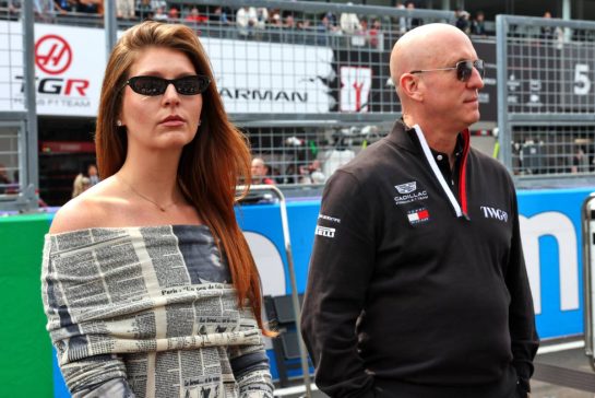 (L to R): Cassidy Towriss with her husband Dan Towriss (USA) Cadillac F1 Team and TWG Motorsports CEO on the grid.
29.03.2026. Formula 1 World Championship, Rd 3, Japanese Grand Prix, Suzuka, Japan, Race Day.
- www.xpbimages.com, EMail: requests@xpbimages.com © Copyright: Rew / XPB Images