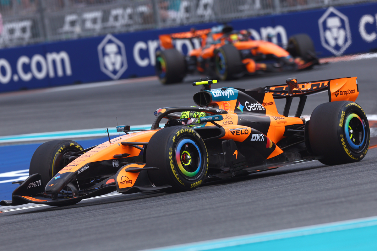 Miami GP: Norris leads commanding McLaren 1-2 in Sprint event