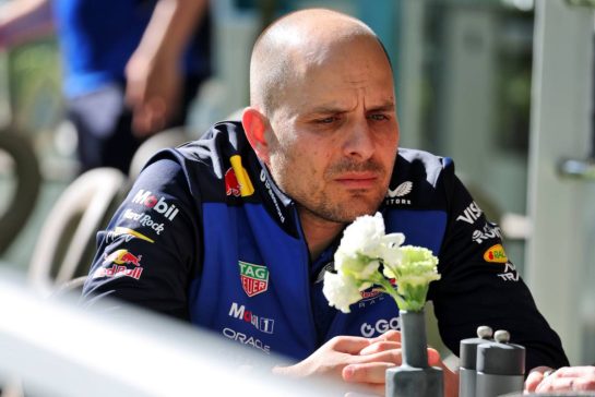 Gianpiero Lambiase (ITA) Red Bull Racing Head of Race Engineering.
01.05.2026. Formula 1 World Championship, Rd 4, Miami Grand Prix, Miami, Florida, USA, Sprint Qualifying Day.
- www.xpbimages.com, EMail: requests@xpbimages.com © Copyright: Moy / XPB Images