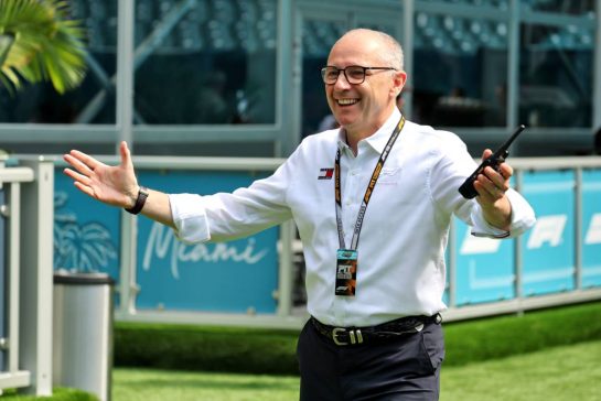 Stefano Domenicali (ITA) Formula One President and CEO.
01.05.2026. Formula 1 World Championship, Rd 4, Miami Grand Prix, Miami, Florida, USA, Sprint Qualifying Day.
- www.xpbimages.com, EMail: requests@xpbimages.com © Copyright: Moy / XPB Images