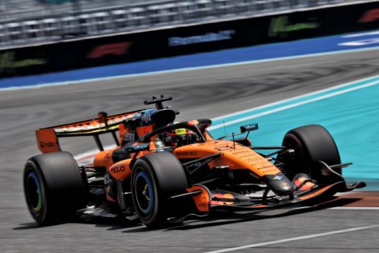 Oscar Piastri (AUS) McLaren F1 Team MCL40.
01.05.2026. Formula 1 World Championship, Rd 4, Miami Grand Prix, Miami, Florida, USA, Sprint Qualifying Day.
- www.xpbimages.com, EMail: requests@xpbimages.com © Copyright: Dunbar / XPB Images