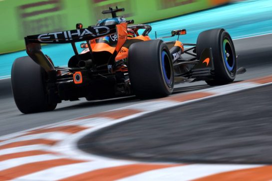 Oscar Piastri (AUS) McLaren F1 Team MCL40.
01.05.2026. Formula 1 World Championship, Rd 4, Miami Grand Prix, Miami, Florida, USA, Sprint Qualifying Day.
- www.xpbimages.com, EMail: requests@xpbimages.com © Copyright: Dunbar / XPB Images
