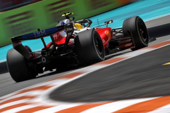 Lewis Hamilton (GBR) Scuderia Ferrari SF-26.
01.05.2026. Formula 1 World Championship, Rd 4, Miami Grand Prix, Miami, Florida, USA, Sprint Qualifying Day.
- www.xpbimages.com, EMail: requests@xpbimages.com © Copyright: Dunbar / XPB Images